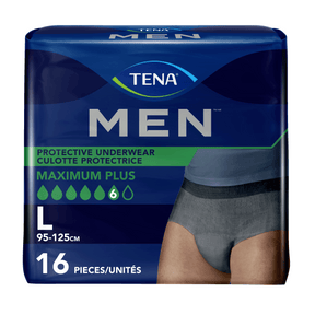 TENA MEN Maximum Plus Underwear, Heavy Absorbency