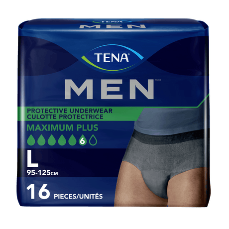 TENA MEN Maximum Plus Underwear, Heavy Absorbency