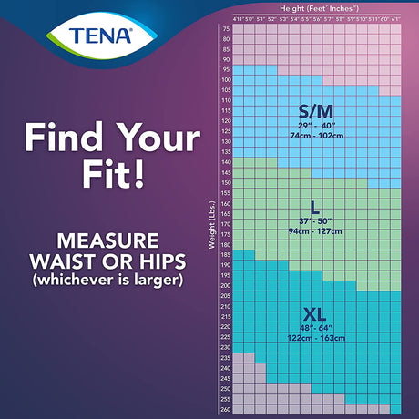 TENA Stylish Super Plus Underwear for Women, Heavy Absorbency