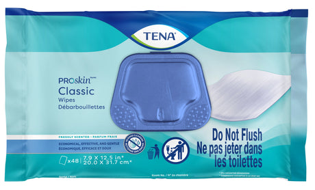 TENA ProSkin Classic Washcloth, Premoistened Wipe