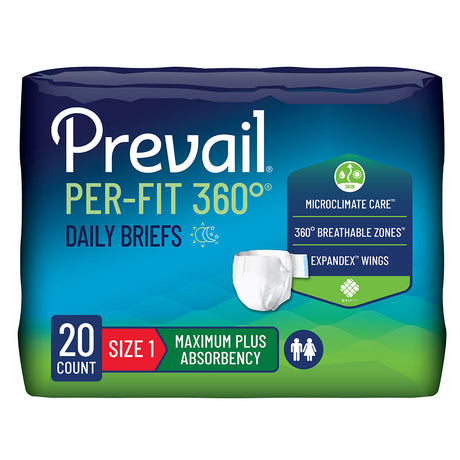 Prevail Per-Fit 360 Incontinence Briefs - Maximum Plus