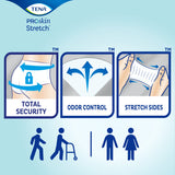 TENA ProSkin Stretch Ultra Incontinence Brief, Heavy Absorbency
