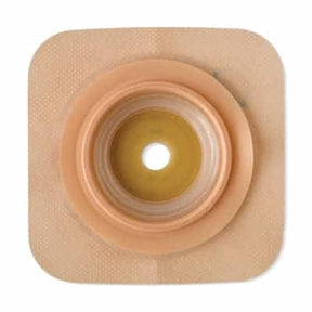 SQU 421641 | Natura Durahesive Convex Skin Barrier 13-35mm with Accordion Flange and Hydrocolloid Tape Collar (10/box) - 57mm