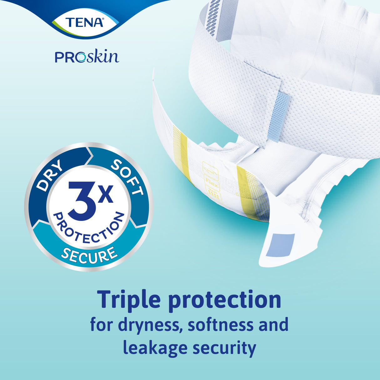 TENA ProSkin Flex Maxi Belted Incontinence Brief, Heavy Absorbency