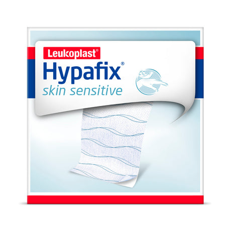 Leukoplast Hypafix Skin Sensitve Soft Silicone Wide-Area Fixation, 4 in. × 2.5 yd. (10 cm × 2 m), 1 Roll