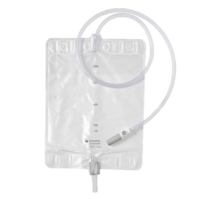 Conveen® Standard Day / Night Bag, Clamp Outlet, Sample Port, Sterile, 51oz (1500ml) - 1 Each