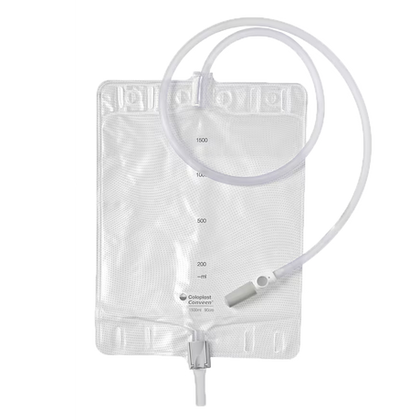 Conveen Security+ Extra Large LEG Bag/bedside Drainage BAG Size 51 OZ (1500ml) — 1500ML / Large