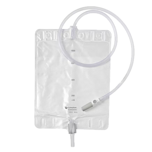 Conveen Security+ Extra Large LEG Bag/bedside Drainage BAG Size 51 OZ (1500ml) — 1500ML / Large