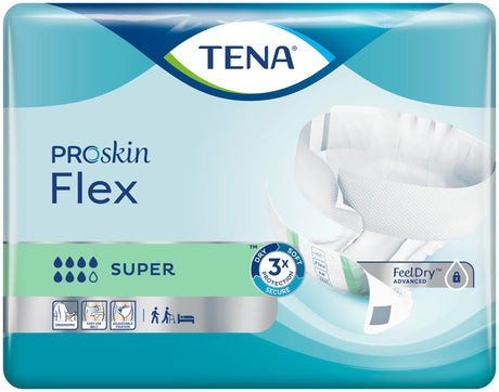 TENA ProSkin Flex Super Belted Incontinence Brief, Heavy Absorbency