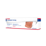 Leukoplast Strong, Adhesive Dressings, Beige, 3.8 cm x 3.8 cm, Box of 100