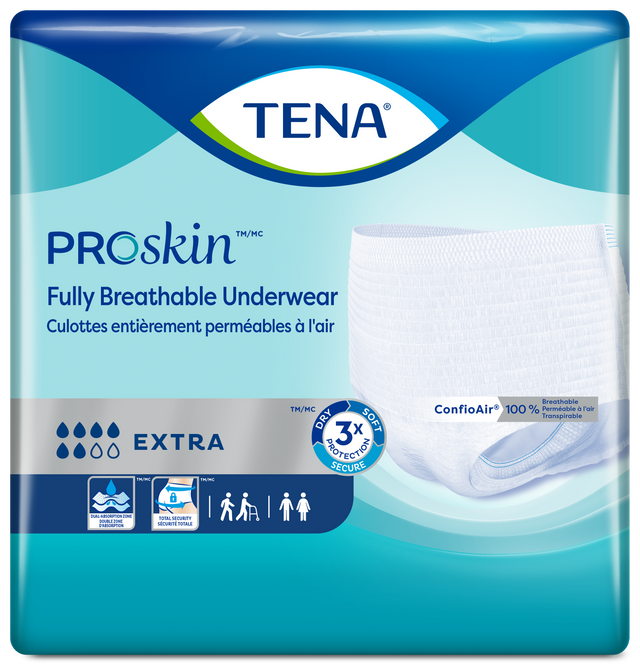 TENA ProSkin Extra Protective Underwear, Moderate Absorbency