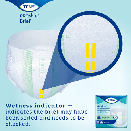 TENA ProSkin Super Incontinence Brief, Heavy Absorbency