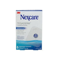 3M H1624-06-CA  ~  Nexcare Tegaderm Transparent Dressing Waterproof 2 3/8 Inch x 2 3/4 Inch (6 cm x 7 cm) 7100223124 - 7cm