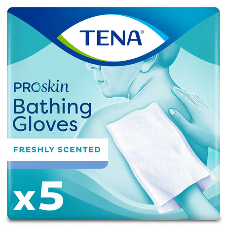 TENA ProSkin Bathing Glove, Premoistened Wipe