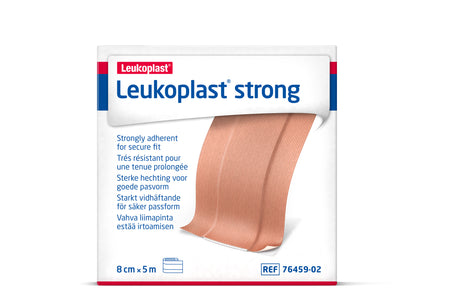 Leukoplast Strong Fabric adhesive dressings Beige 8 cm x 5 m