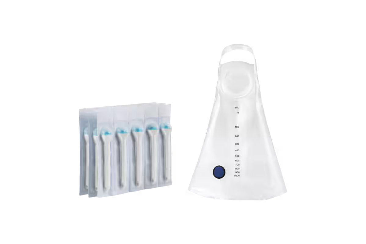 Kit/1 Peristeen Plus ACC Unit Regular (includes 15 Rectal Catheters & 1 BAG