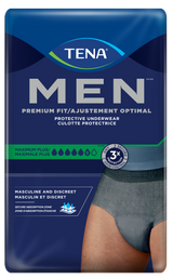 TENA MEN Maximum Plus Underwear, Heavy Absorbency