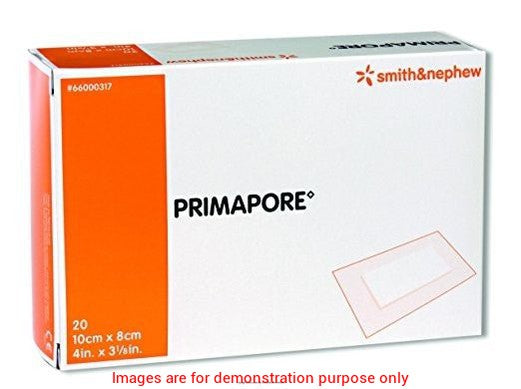 Primapore Low-Adherent Post-Op Island Dressing, Size 10Cm X 8Cm - 15×8cm / 15cm