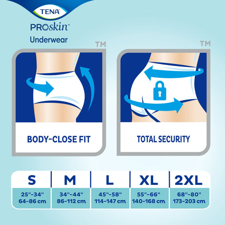 TENA ProSkin Plus Protective Underwear