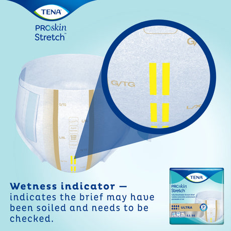 TENA ProSkin Stretch Ultra Incontinence Brief, Heavy Absorbency