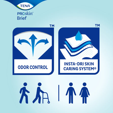 TENA ProSkin Ultra Incontinence Brief, Heavy Absorbency