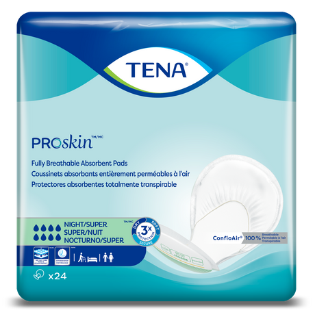 TENA ProSkin Night Super Absorbent Pads, Heavy Absorbency
