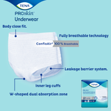 TENA ProSkin Extra Protective Underwear, Moderate Absorbency