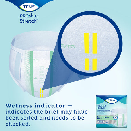 TENA ProSkin Stretch Super Incontinence Brief, Heavy Absorbency