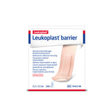 Leukoplast Barrier Adhesive Dressings, Waterproof, Beige, 7.2 cm x 2.2 cm, Box of 100