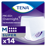 TENA ProSkin Overnight Super Protective Underwear, Heavy Absorbency