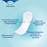 TENA ProSkin Day Light Incontinence Pad, Light Absorbency