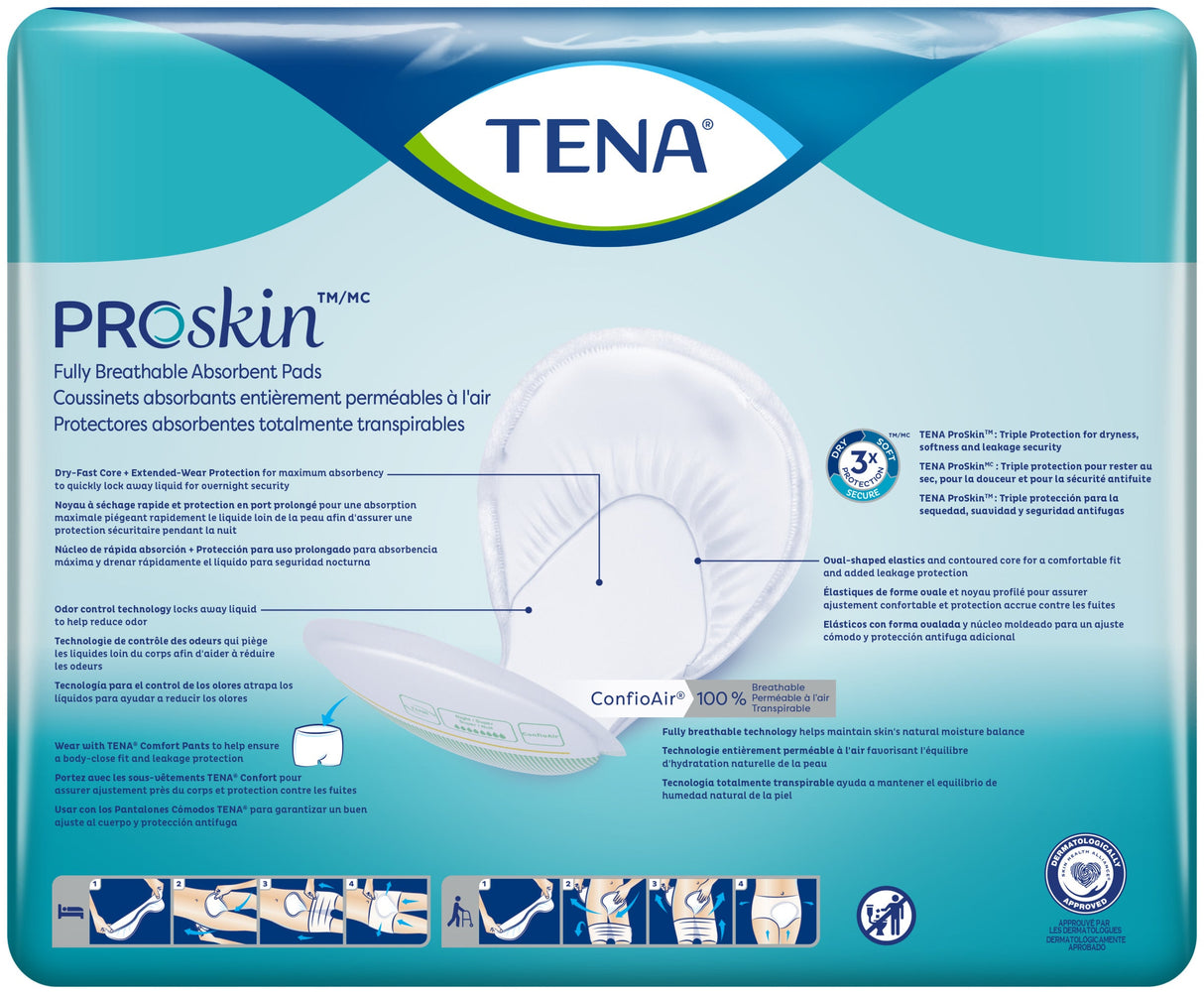 TENA ProSkin Night Super Absorbent Pads, Heavy Absorbency