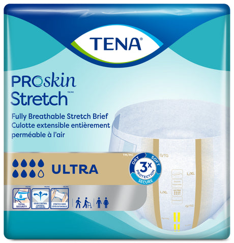 TENA ProSkin Stretch Ultra Incontinence Brief, Heavy Absorbency