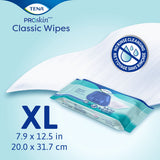 TENA ProSkin Classic Washcloth, Premoistened Wipe