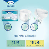 TENA ProSkin Flex Maxi Belted Incontinence Brief, Heavy Absorbency