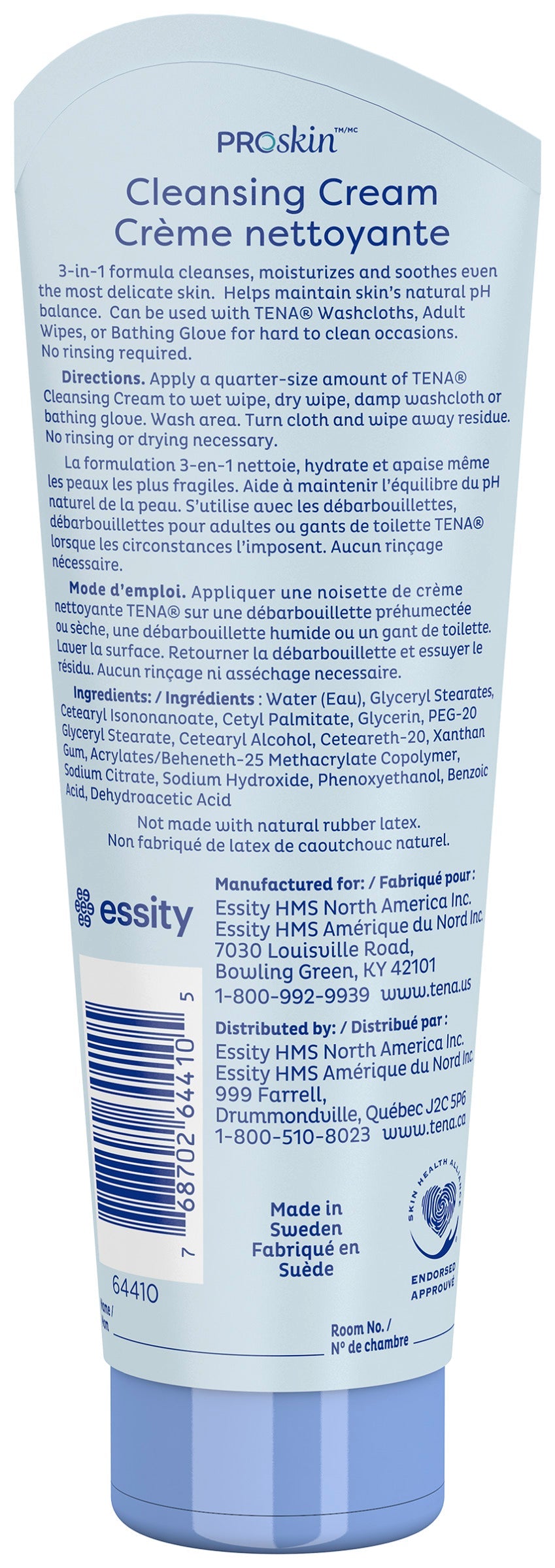 TENA ProSkin Cleansing Cream Scent Free