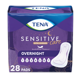 TENA Sensitive Care Extra Coverage Overnight Pads
