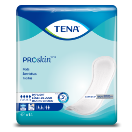 TENA® ProSkin Day Light Incontinence Pad, Light Absorbency, Unisex, 84 count