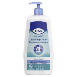 TENA® ProSkin™ Cleansing Cream Rinse-Free Body Wash, Scented, 33.8 fl. oz. Pump Bottle