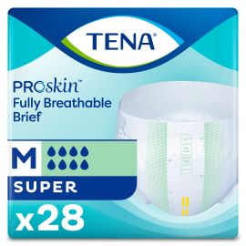 TENA ProSkin™ Super Incontinence Brief, Heavy Absorbency, Unisex, Medium, 56 count