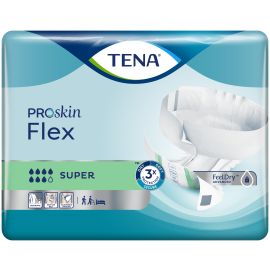 TENA ProSkin™ Flex Super Belted Incontinence Brief, Heavy Absorbency, Unisex, Small/Size 8, 90 count