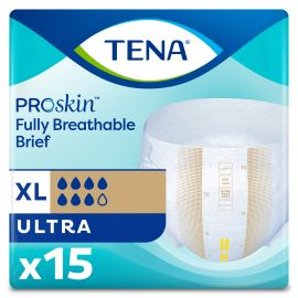 TENA ProSkin™ Ultra Incontinence Brief, Heavy Absorbency, Unisex, X-Large, 60 count