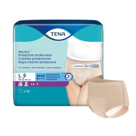 TENA ProSkin™ Protective Incontinence Underwear for Women, Moderate Absorbency, Large, 72 Count