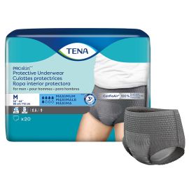 TENA ProSkin™ Protective Incontinence Underwear for Men, Moderate Absorbency, Small/Medium, 80 Count