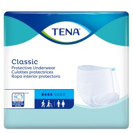 TENA® Classic Protective Incontinence Underwear, Moderate Absorbency, Unisex, Large, 72 count